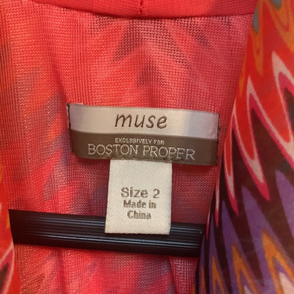 Flowy halter multicolored vacation dress - Muse for Boston Proper - Picture 6 of 10